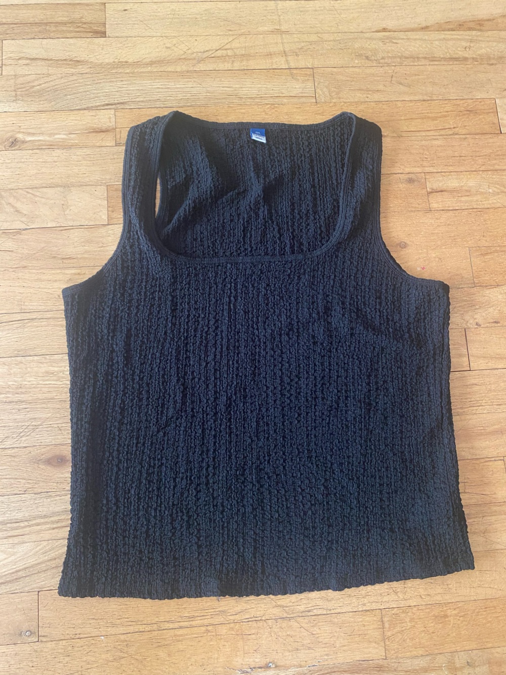 Old navy black textured tank top. Size xxl tall